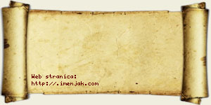 Mina Stojadinović vizit kartica